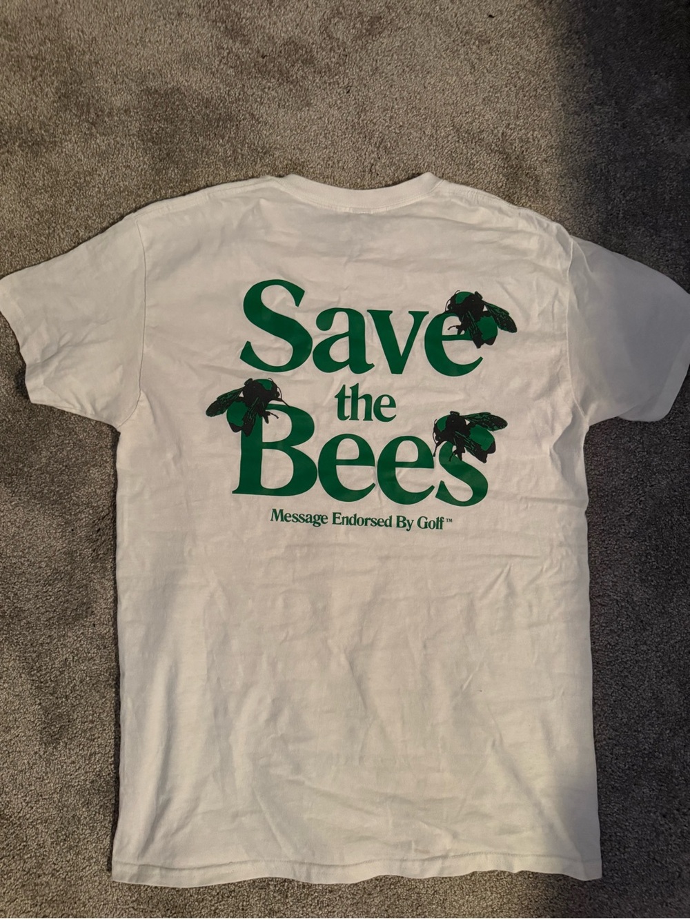 Save the Bees Chromokopia Tour exclusive - Graphic Tee - White & Green